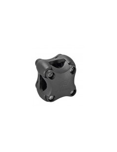 Plastic clip voor kompas zwart of licht grijs