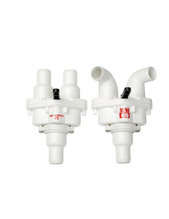 RM69 Slangaansluiting 90° of recht seperaat van toilet.