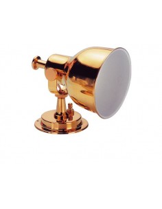 Wandlamp messing gelakt