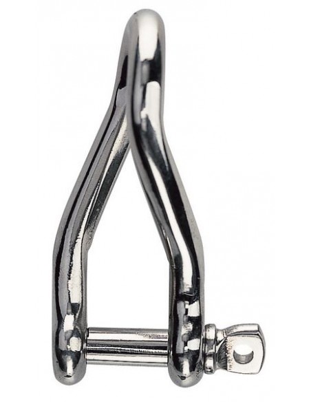 Gedraaide RVS sluiting 5 mm gesmede