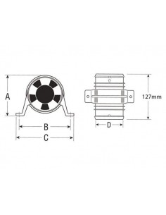 Ventilator inline 75mm of 100mm 2