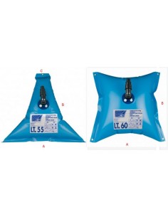 Flexibele watertank vierkant of driehoek