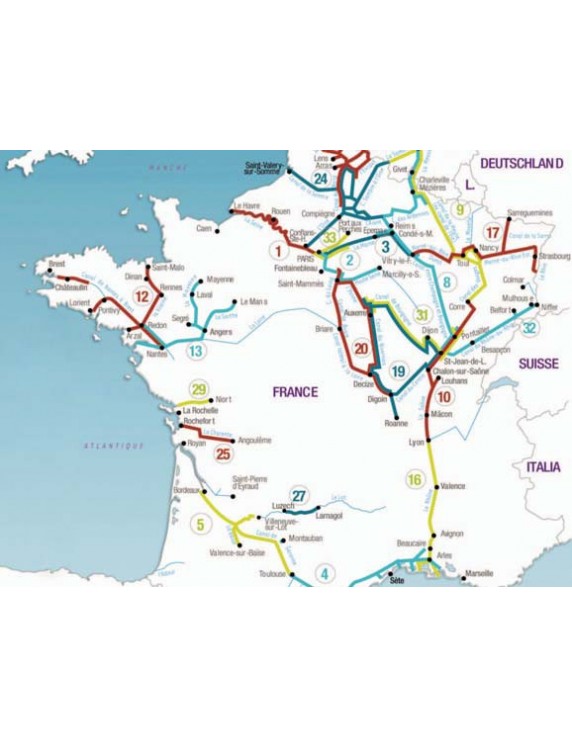 Navigatiekaart nr. 20 West Bourgogne