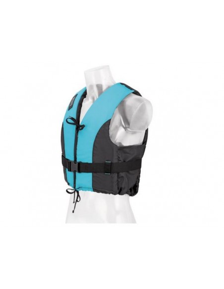 BESTO DINGHY ZIPPER AQUA/BLACK 50N div. maten