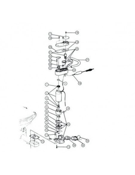 29077-1000 Jabsco Bedieningsknop 