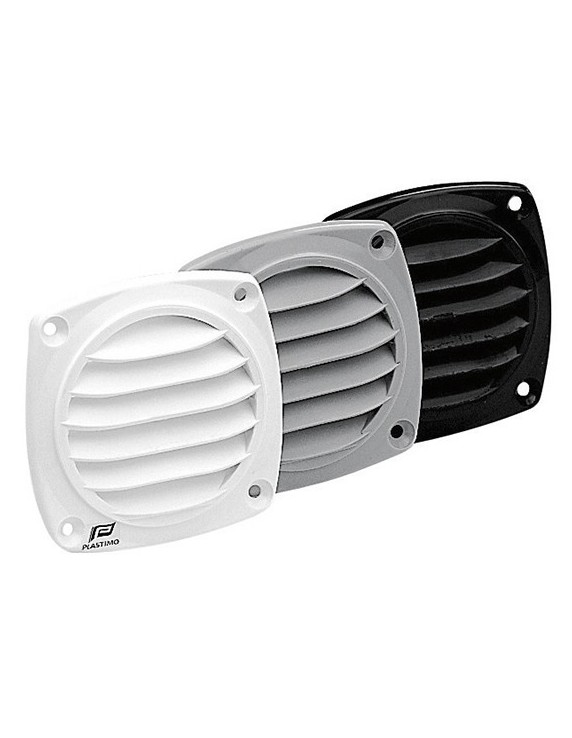 Ventilatierooster rond 85mm zwart