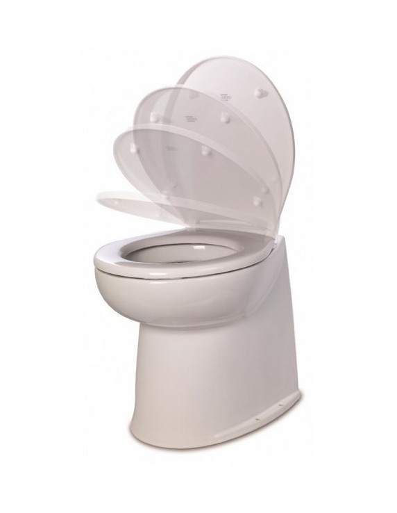 "De Luxe" electrische toilet rechte achterzijde "De Luxe" electrische toilet rechte achterzijde