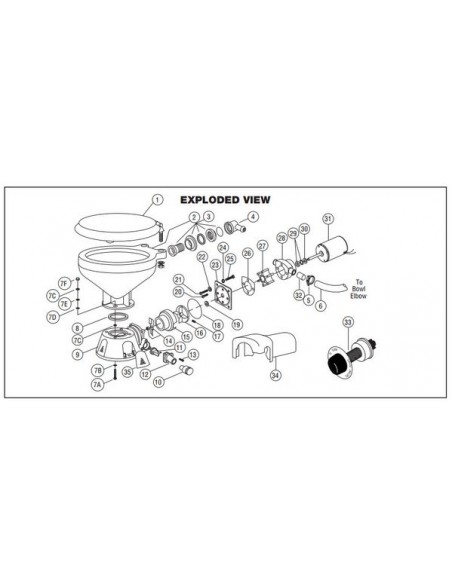 Jabsco Wearplate Seal Kit (37010) nr 23