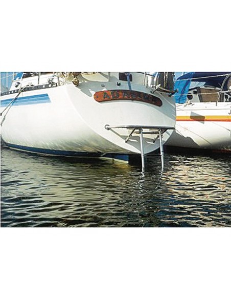 Rvs Zeilbootplatform 80x35cm PT8035