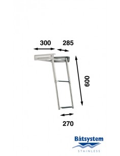 Båtsystem telesc. ladder, div.maten