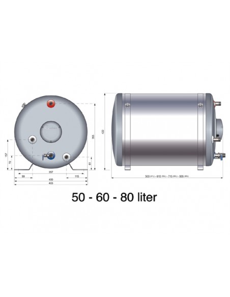 Quick BX Boiler div.maten