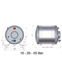 Quick BX Boiler div.maten 2