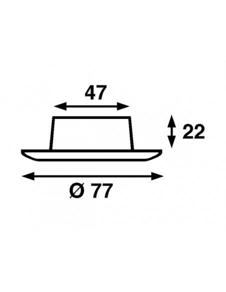 Båtsystem inbouwspot Nova div.modellen