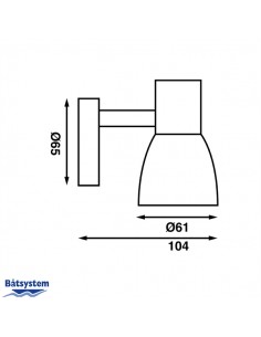 Båtsystem LEIA LR2 USB, LED, 12V-3W 2