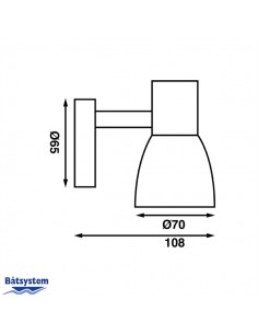Båtsystem LEIA LR3 USB, LED, 12V-3W 2