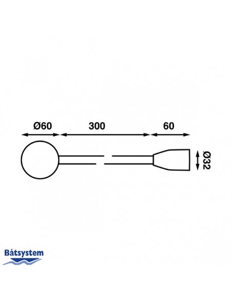 Båtsystem LEIA LX1 USB LED flexibele leeslamp met USB