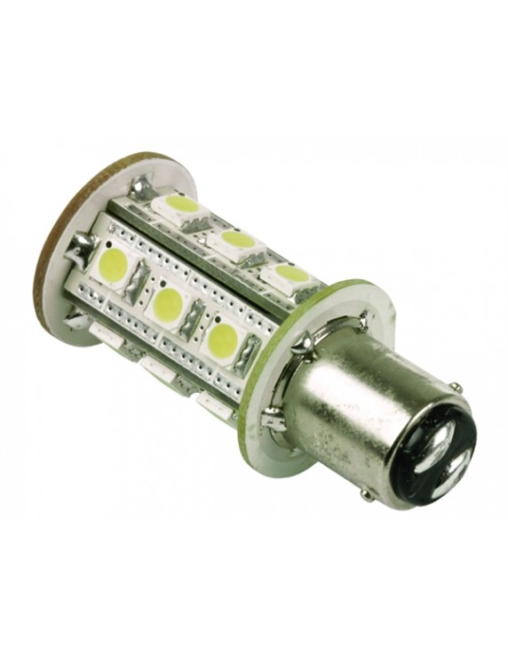 Båtsystem LED-lamp, wit BAY15D 8-30VDC 3500K