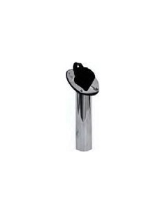 RODHOLDER CHR ANGLED FLUSH MOUNT C/W CAP
