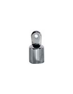 D22X55EXT26 CHRMBRASS HOOD END FITT