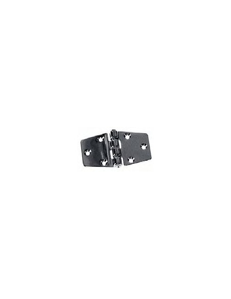 Scharnier messing verchroomd 96x55x4mm