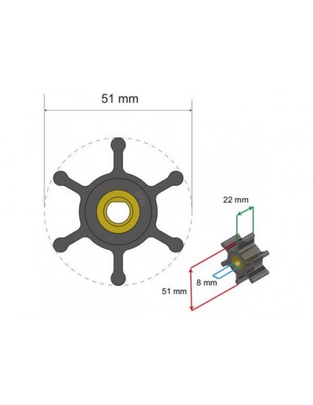 Premium Ballast Impeller nr. 06-04-036