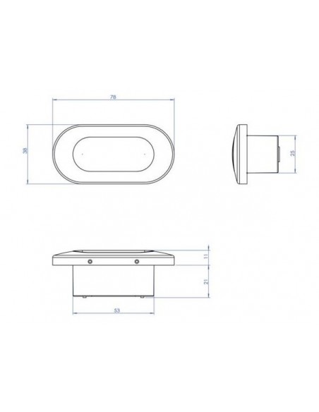 LED inbouwlamp merak