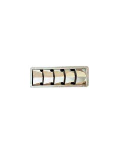 LOUVER RECTANGULAR ST/STEEL 5 SHUTTERS
