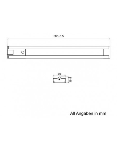 72xSMD Led lichtbalk met bewegingssensor 10-30V 3000K 7W