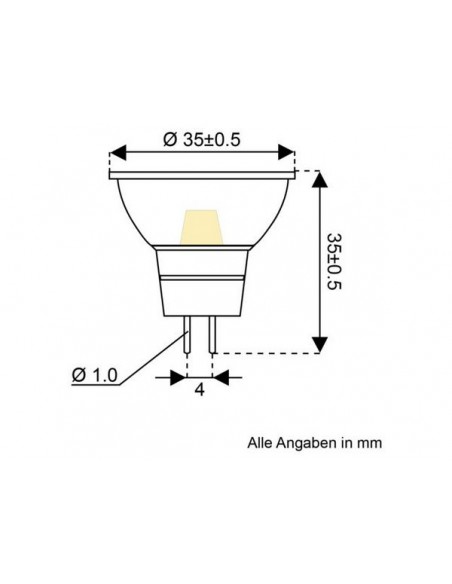 COB-GU-4 Ledlamp 1.5cu 10-30V GU4