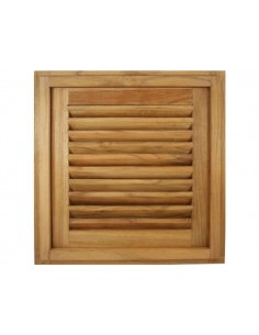 Louvre deur met frame