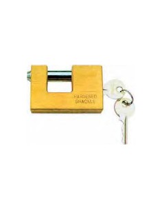 BRASS PADLOCK FOR TOWLINE 95 MM