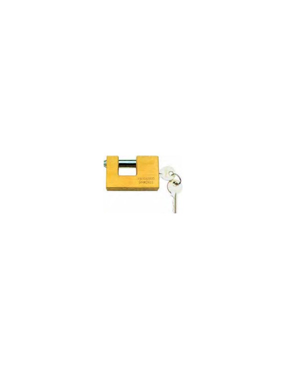 BRASS PADLOCK FOR TOWLINE 95 MM