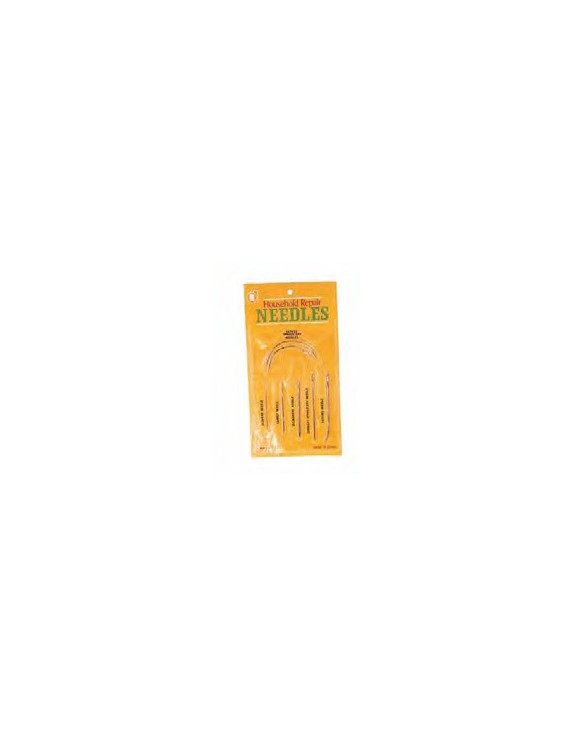 KIT 5 NEEDLES 4 STRAIGHT + 1 CURVED