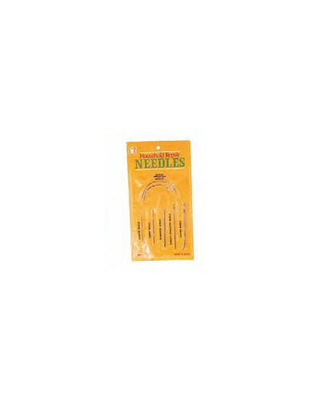 KIT 5 NEEDLES 4 STRAIGHT + 1 CURVED