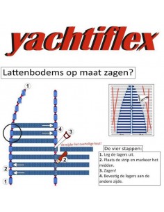 Yachtiflex oprolbare lattenbodem 30 latten div.maten 2