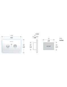 Tecma Touch 2 drukknop bediening 2