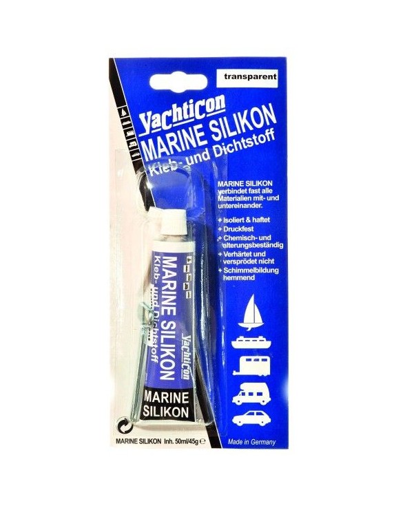 Marine silicone tube helder 45 ml