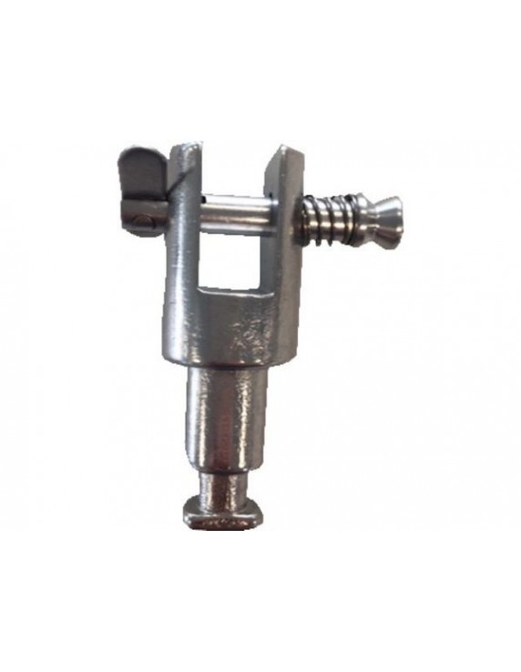 Stainless steel bimini holder for oarlocker
