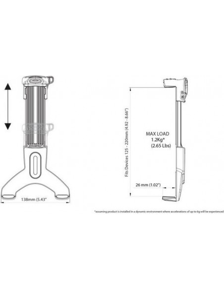 ROKK Mini Tablet houder