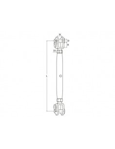 RVS Wantspanner Gaffel-Gaffel Metrisch 2