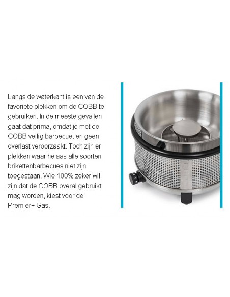 Cobb Premier+ Gas - zonder tas