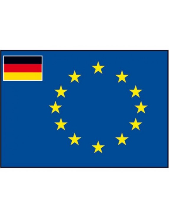 Raad van Europa vlag + kleine vlag Duitsland div.modellen