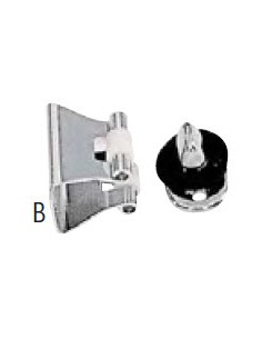 Deurklem RVS 26x33 mm