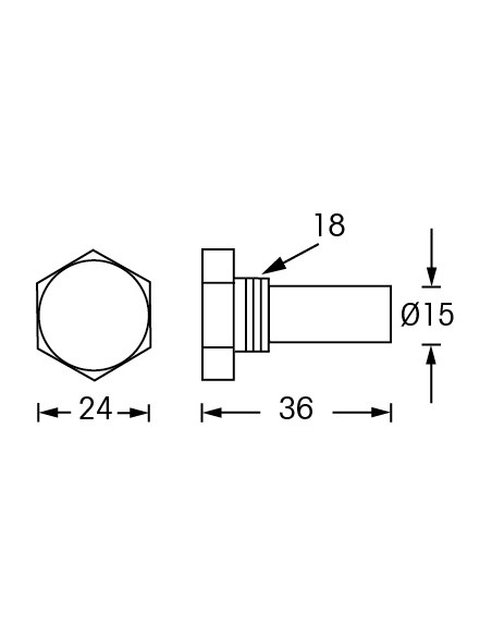 Anode Renault Marine Couach doorsnede 15 mm