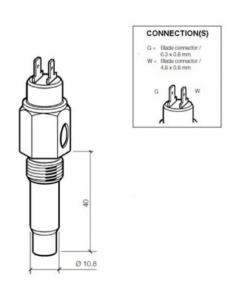 323-803-001-001D VDO Temp.gever 120x M14x1,5 wc 100x