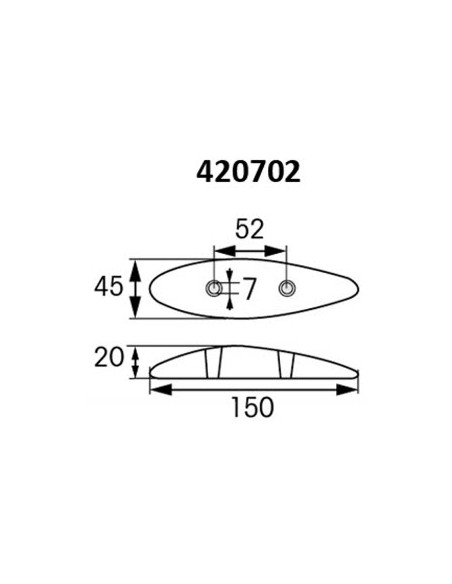 Opschroefanode 0,55 kg