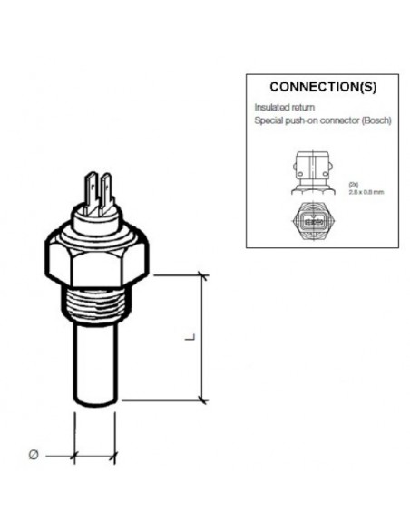 323-805-017-002C VDO Temp. gever 1200C mv M14x1.5 Spec Con