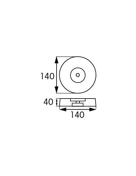 Zinkanodes voor spiegels 3,20 kg