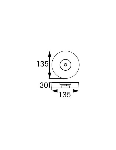 Zinkanodes voor spiegels 2,50 kg