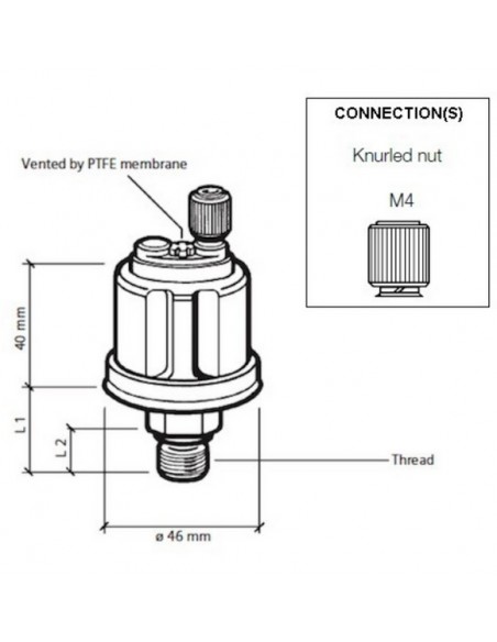 360-081-029-008C VDO Drukgever 1/4-18NPTF/5